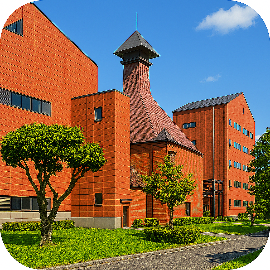 ニッカウヰスキー仙台工場（宮城峡蒸溜所） Nikka Whisky Sendai Factory (Miyagikyo Distillery)宮城県