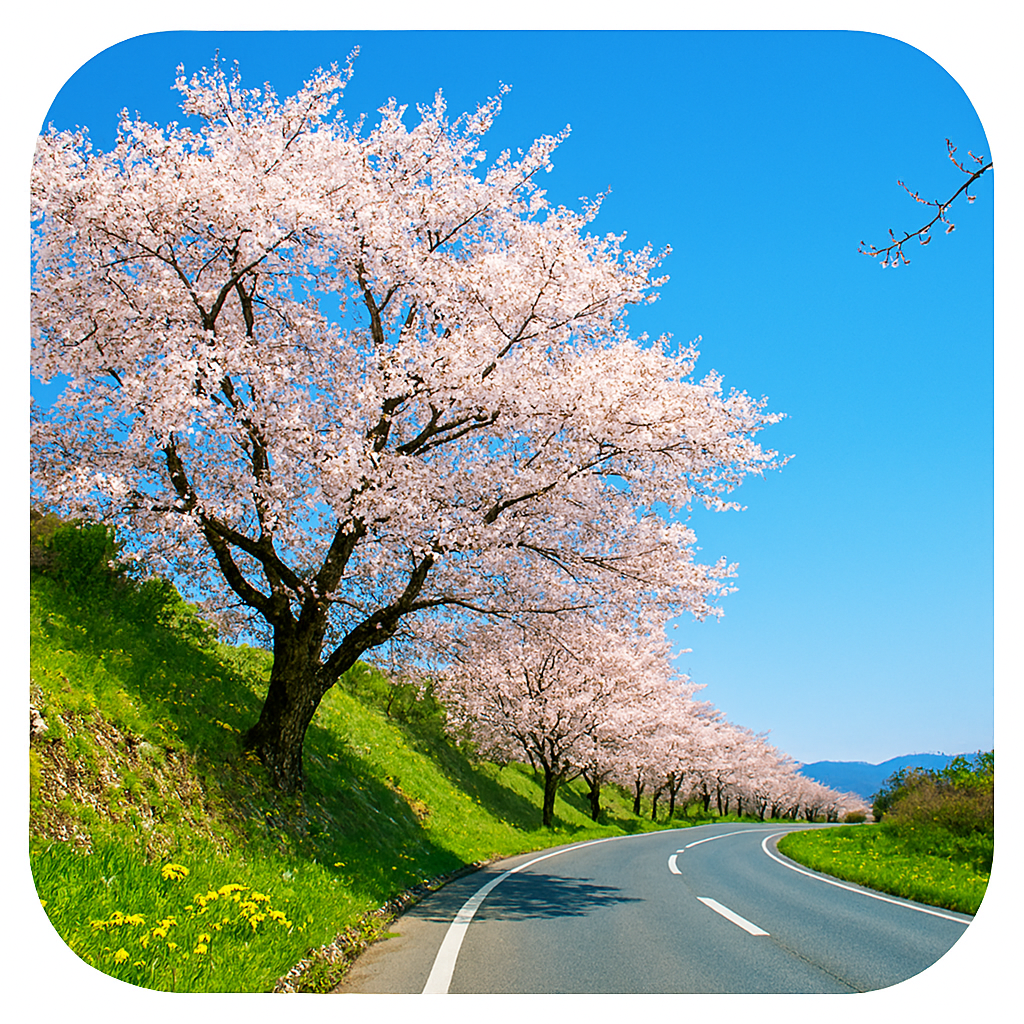 おきたま花桜街道 Okitama Cherry Blossom Highway 山形県