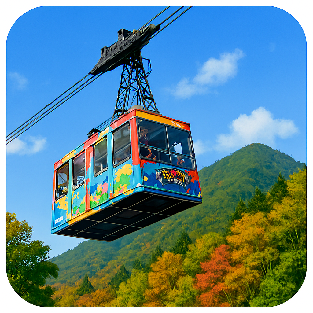 石鎚登山ロープウェイ Ishizuchi Tozan Ropeway 愛媛県