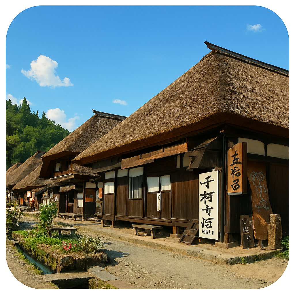 大内宿 Ouchijuku 福島県