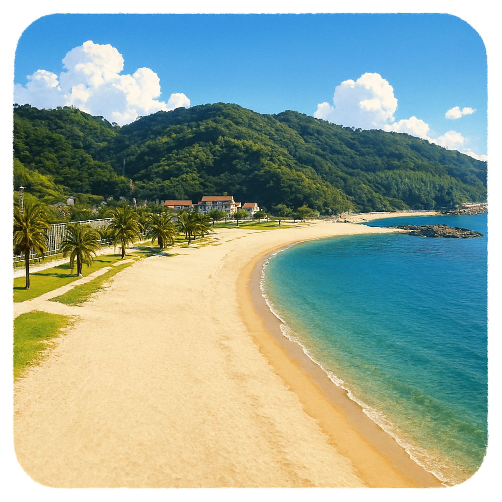 片添ケ浜海水浴場（周防大島町） Katazoehama Beach (Suo-Oshima Town) 山口県