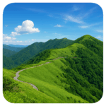 UFOライン いの町道 瓶ケ森線 UFO Line Ino Town Road Kamegamori Line