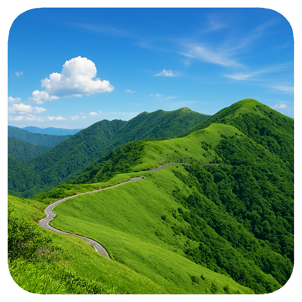 UFOライン いの町道 瓶ケ森線 UFO Line Ino Town Road Kamegamori Line 高知県