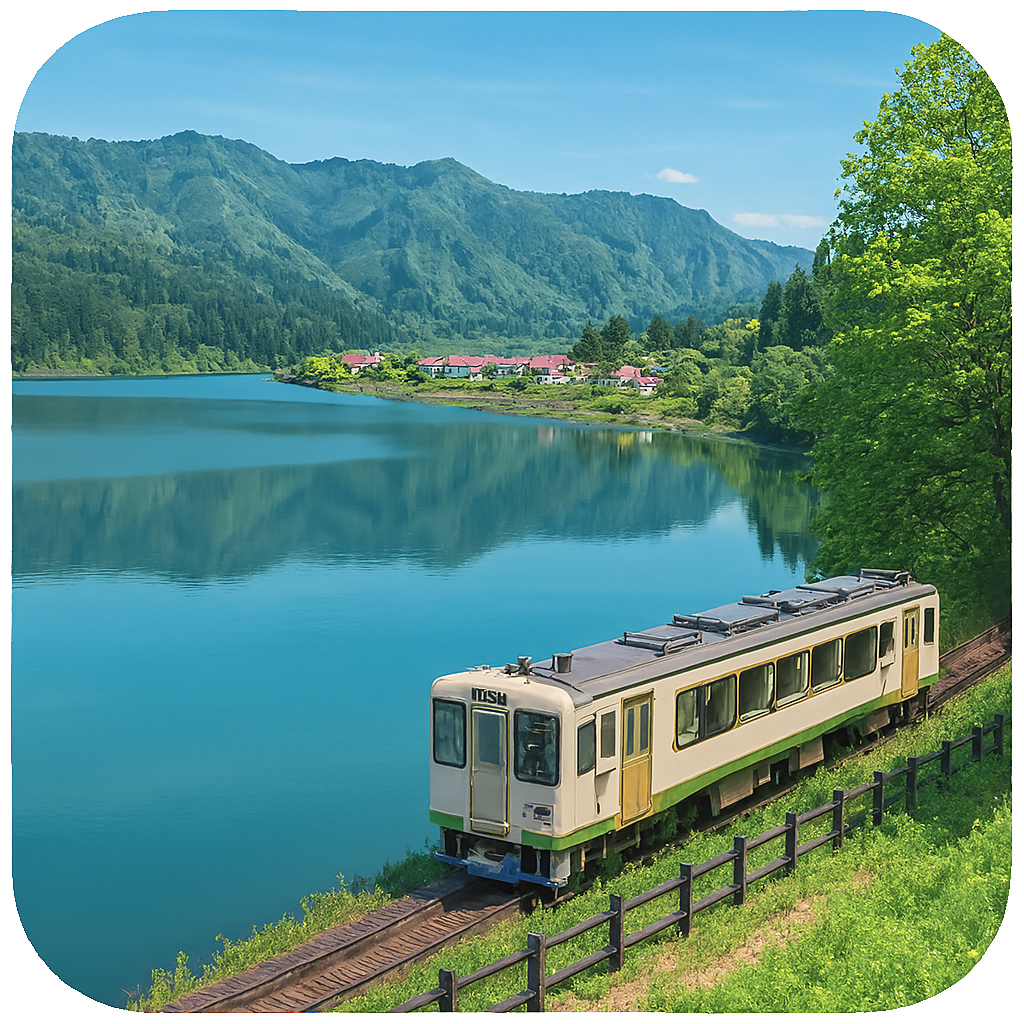 JR只見線 かねやまふれあい広場 JR Tadami Line Kaneyama Community Square 福島県