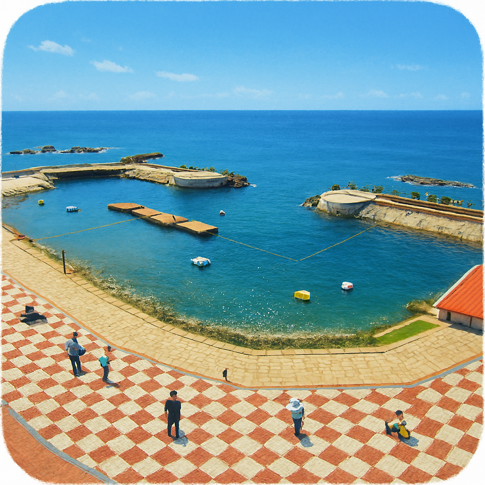 元和台海浜公園（乙部町） Genwadai Seaside Park (Otobe Town) 北海道道南