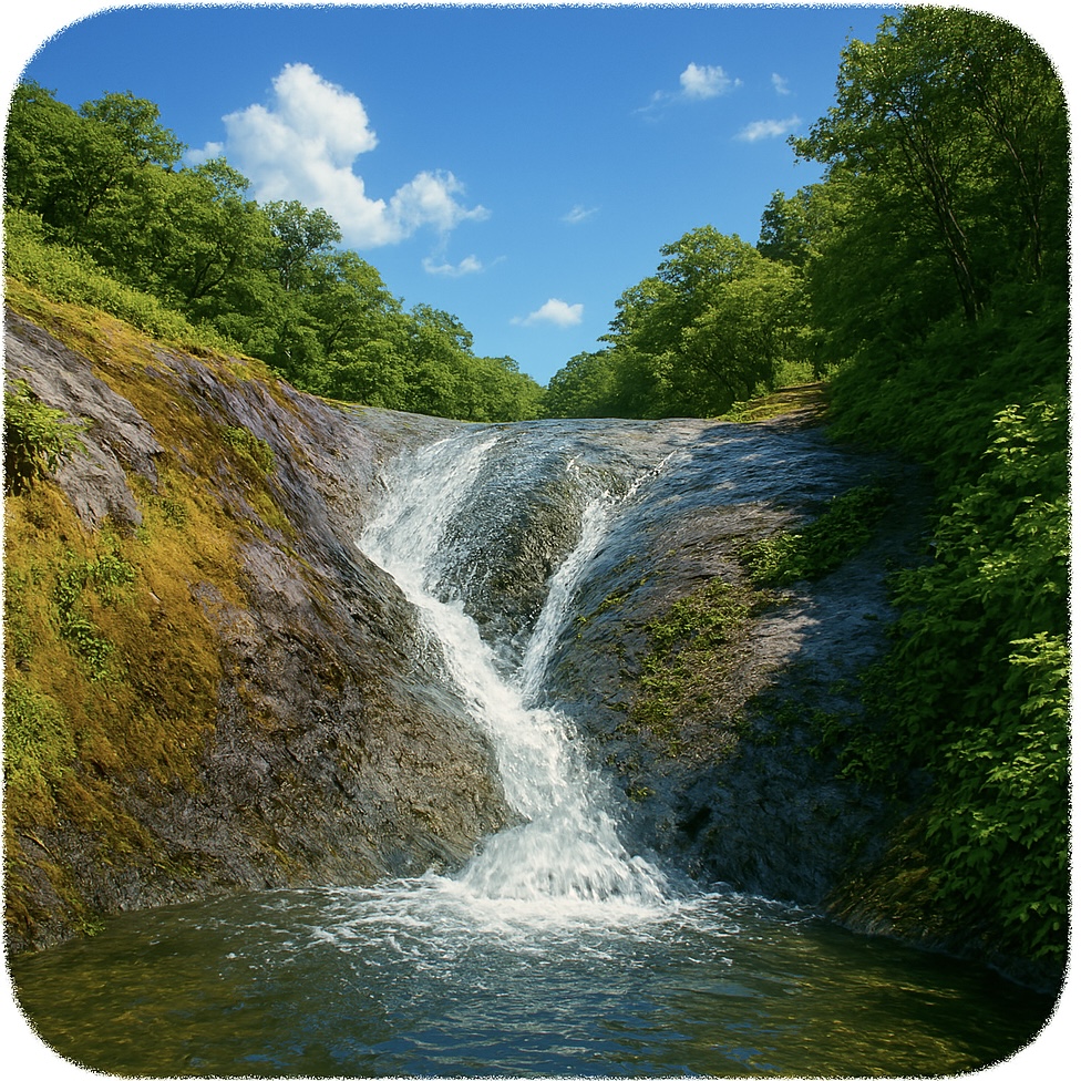 カムイワッカ湯の滝 Kamuiwakka Hot Spring Waterfall 北海道斜里町