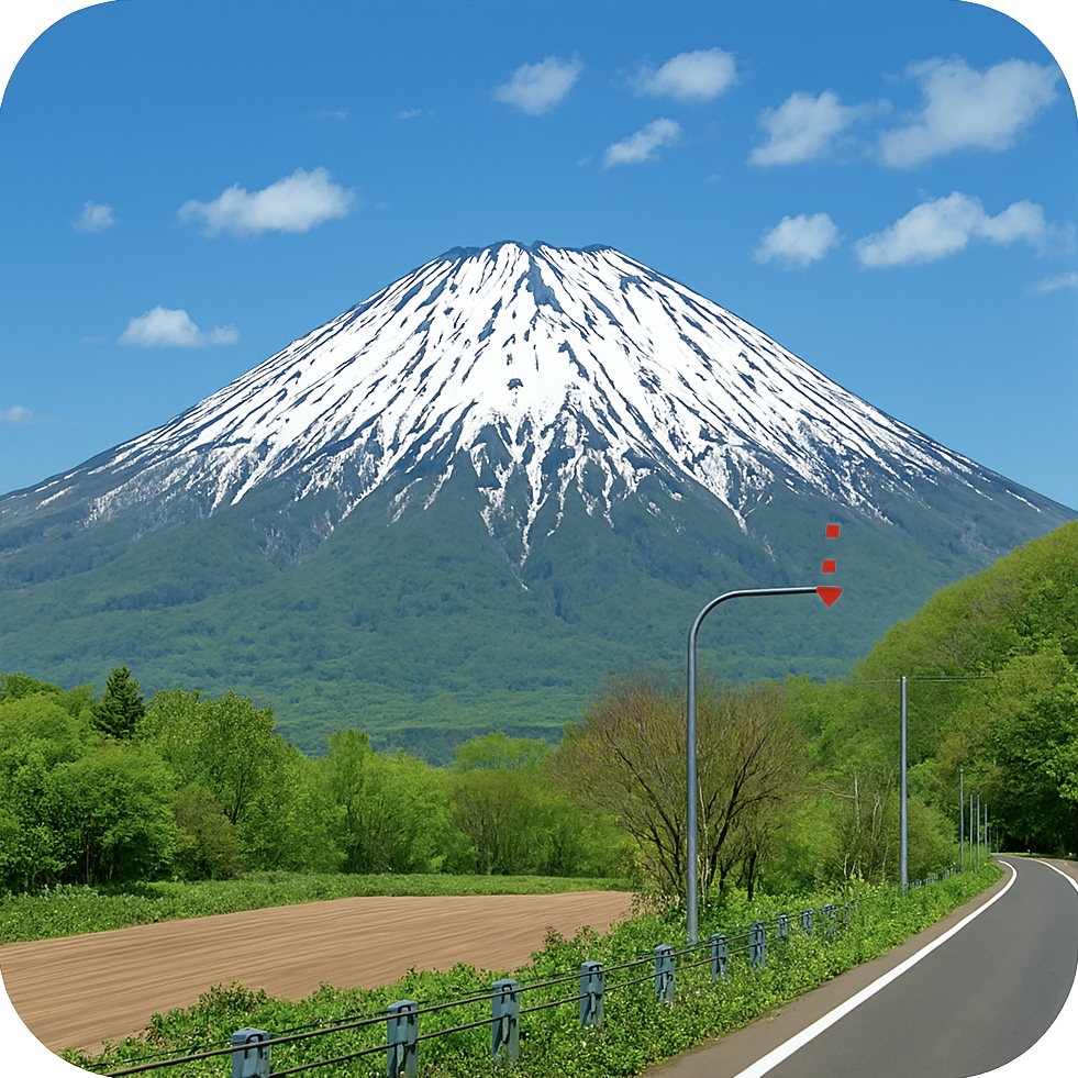 羊蹄山 Mt. Yotei 北海道倶知安町