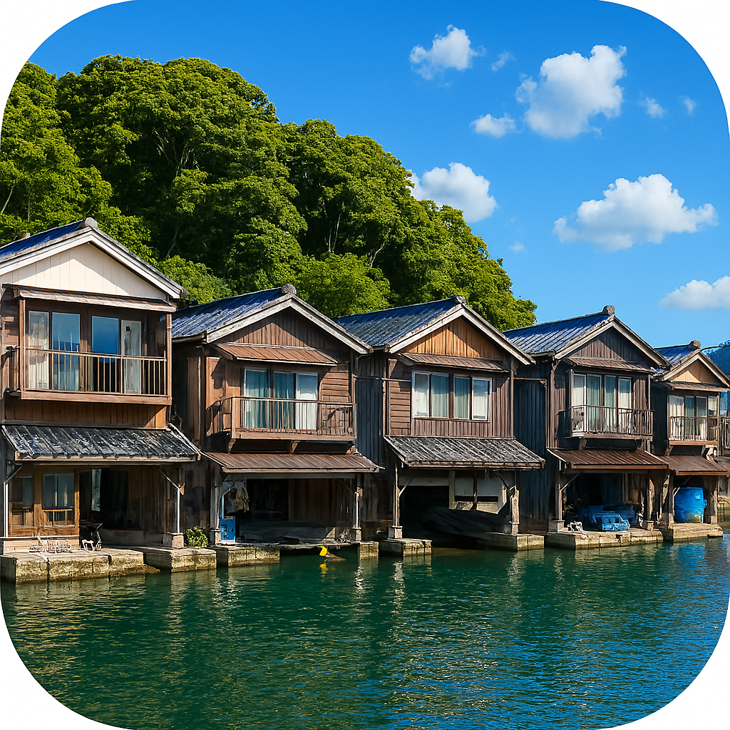 伊根の舟屋 Ine Boathouses 京都府