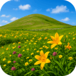 礼文島花畑 Rebun Island flower fields