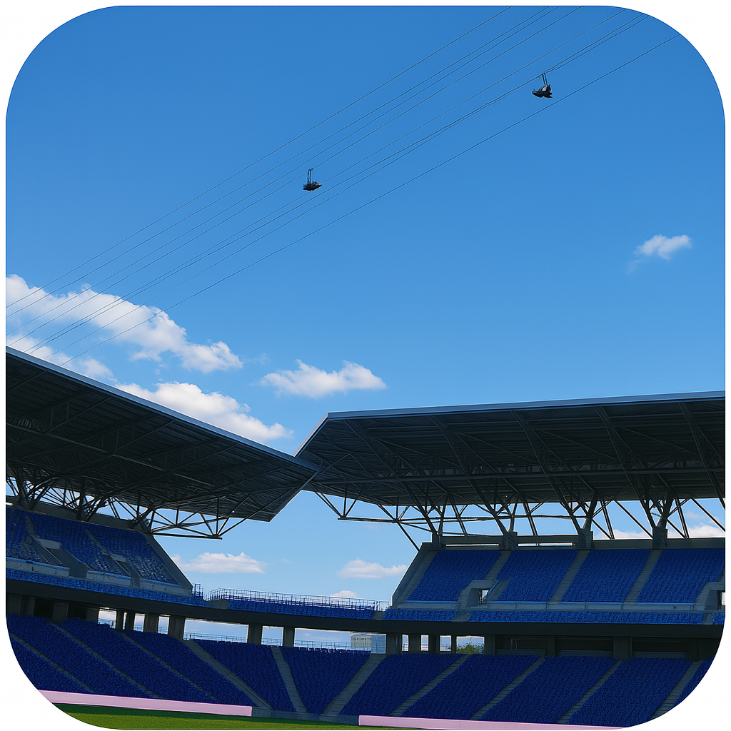 長崎スタジアムジップライン Nagasaki Stadium Zipline 長崎県