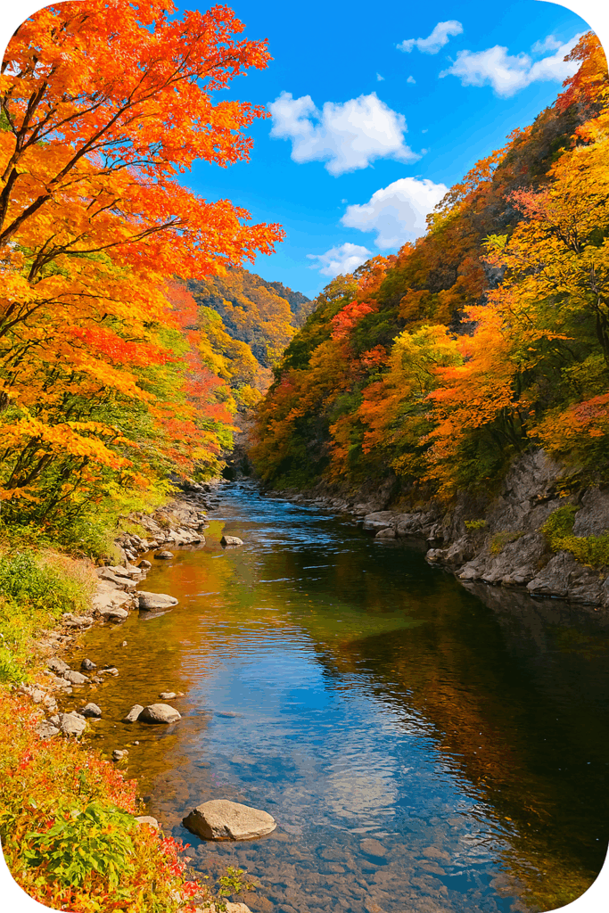 紅葉川渓谷 Momijigawa Valley 山形県