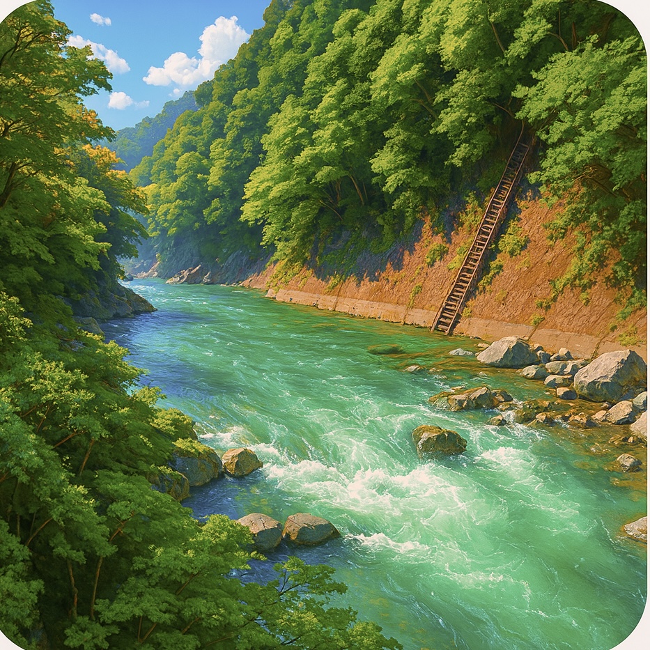 安居渓谷 Yasui Valley 高知県