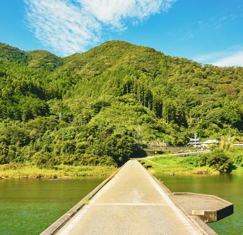 名越屋沈下橋 Nagoshoya Chinkabashi 高知県