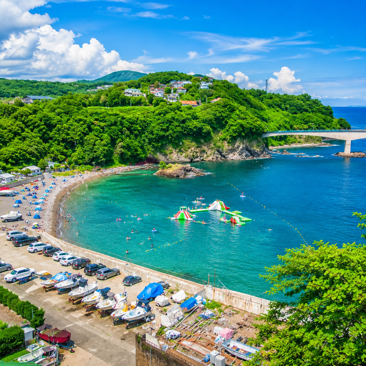 岩海水浴場 真鶴ウォーターパーク Iwa Beach, Manazuru Water Park 神奈川県 Kanagawa-ken