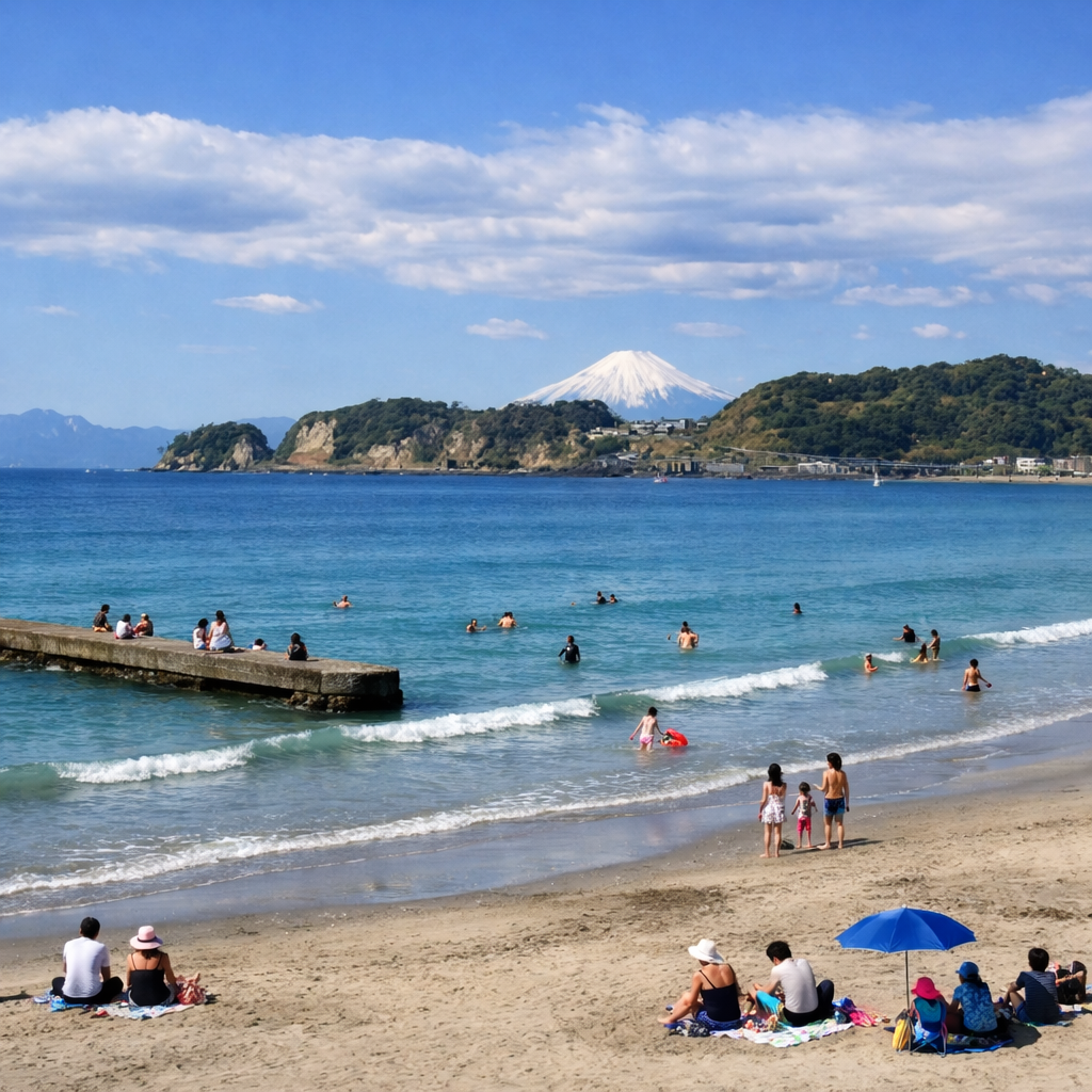 材木座海水浴場 Zaimokuza Beach 神奈川県 Kanagawa-ken 湘南 Shonan