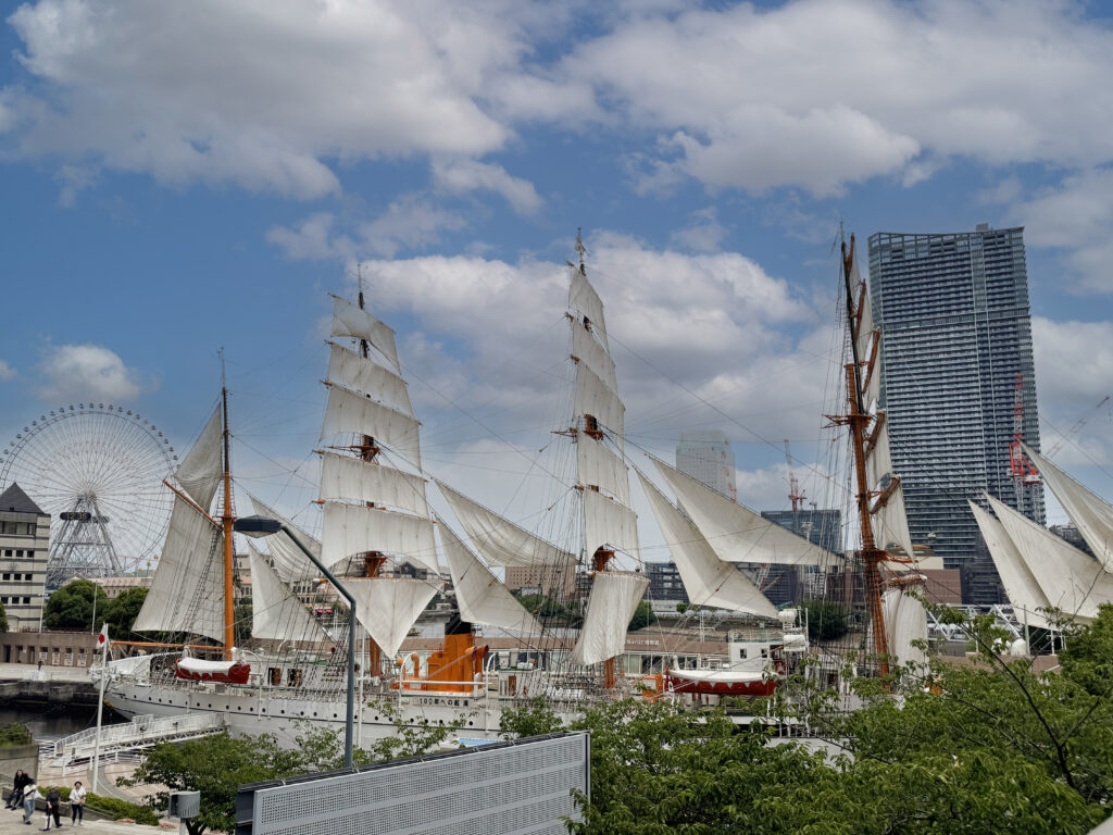 日本丸 総帆展帆（そうはんてんぱん） Nippon Maru 神奈川県横浜市 Kanagawa-ken Yokohama-shi