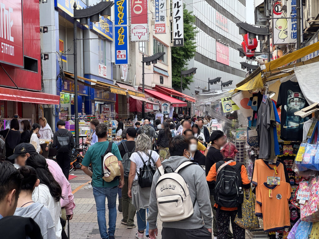 アメ横中心部 The center of Ameyoko