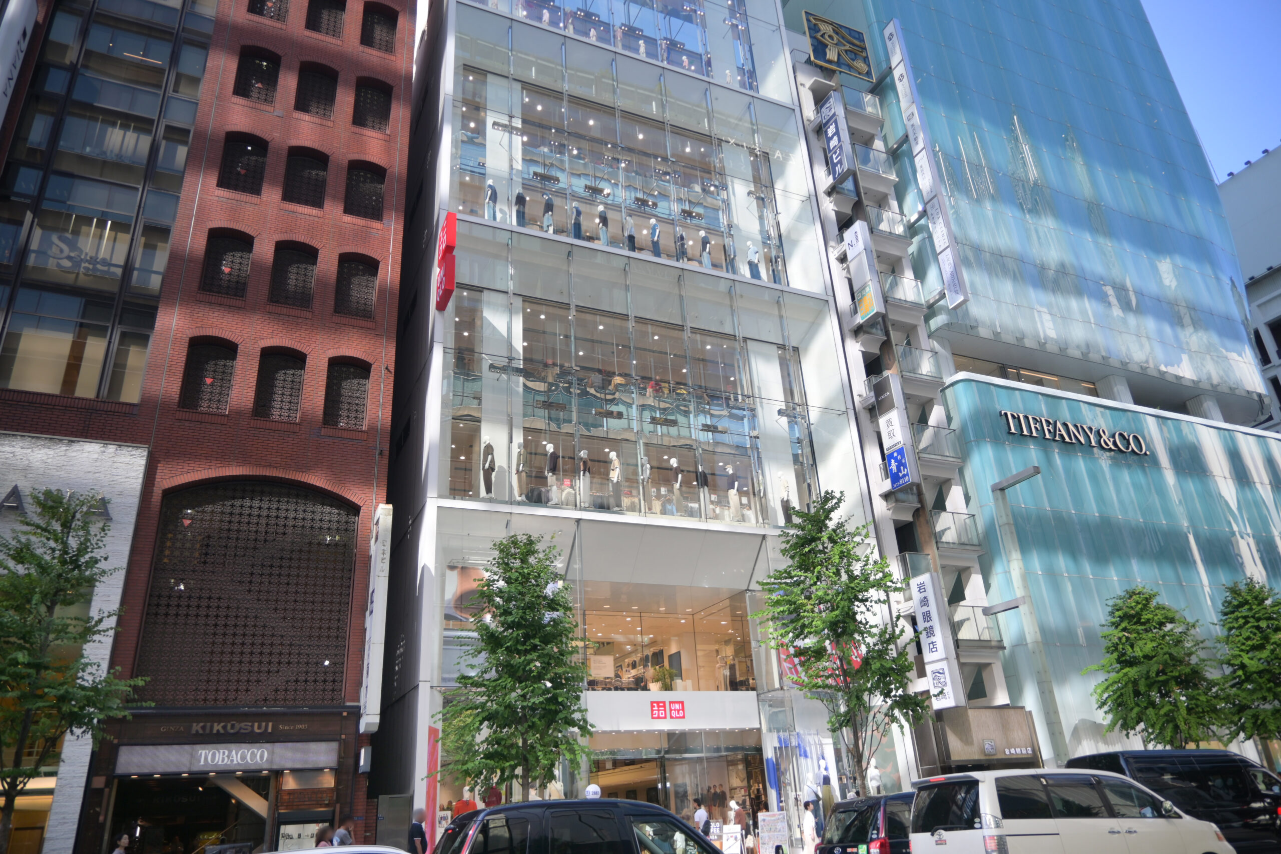ユニクロ銀座 Uniqlo Ginza ティファニー Tiffany