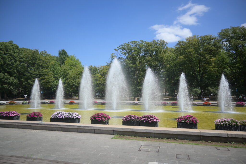 上野公園噴水広場 Ueno Park Fountain Square