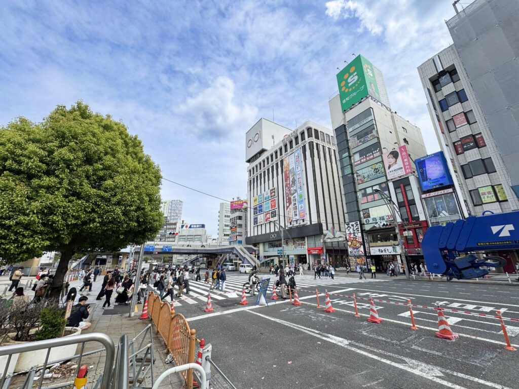 JR上野駅 横断歩道 JR Ueno Station Crosswalk