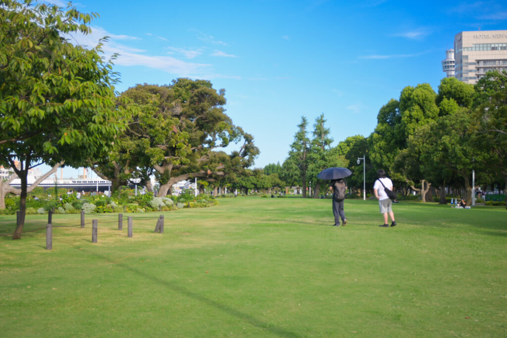 山下公園 氷川丸 Yamashita Park: Hikawa Maru