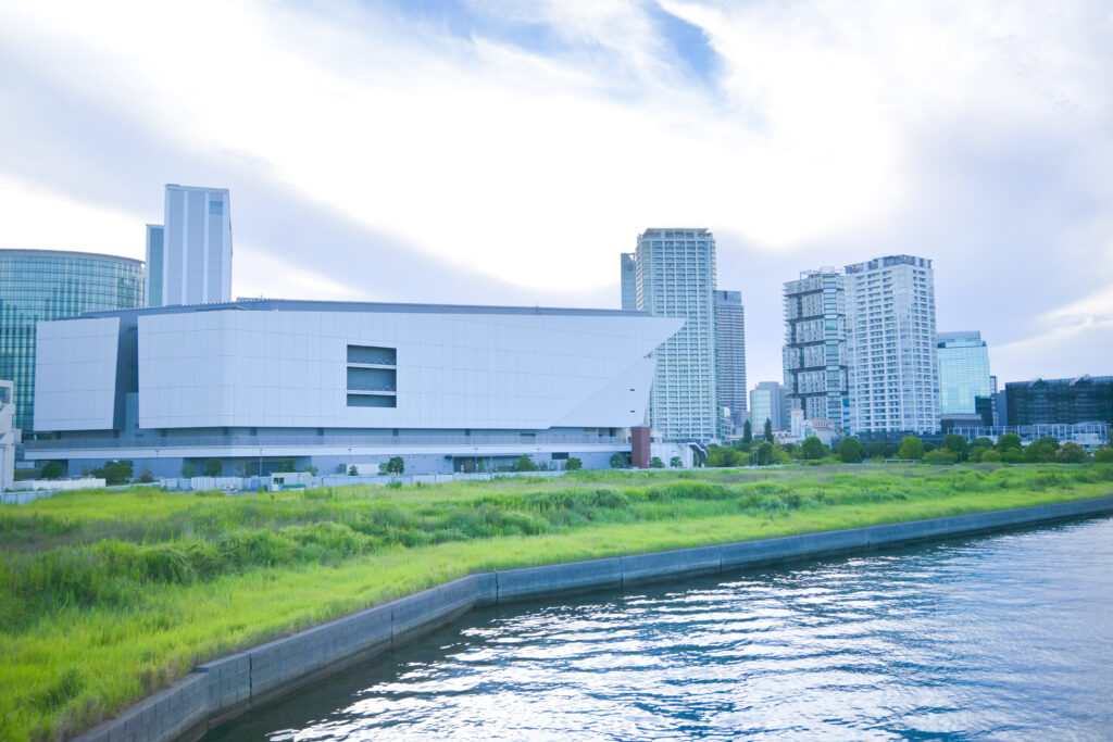 横浜Kアリーナの裏側 yokohama K Arena