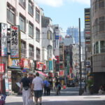 湯島北側 仲町通り 歓楽街 Nakamachi Street, north side of Yushima, entertainment district