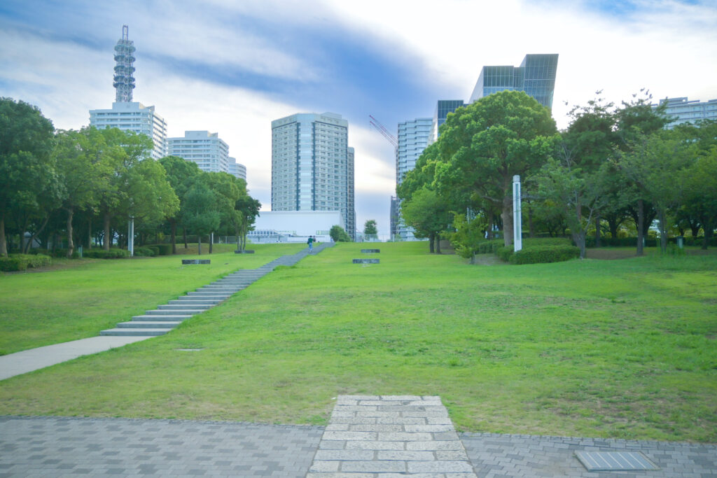臨港パーク Rinko Park 横浜みなとみらい Yokohama Minatomirai